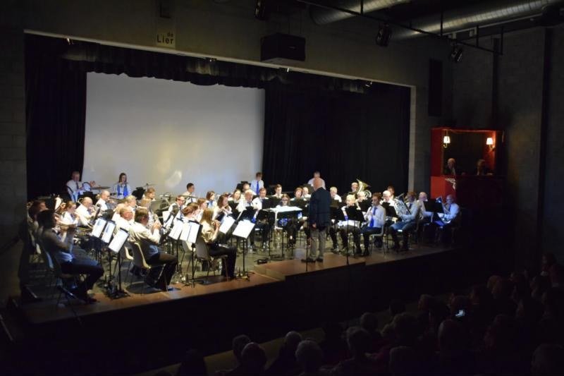 De zaal tijdens het jubileumconcert