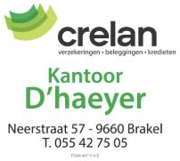 Logo Crelan, kantoor D'haeyer